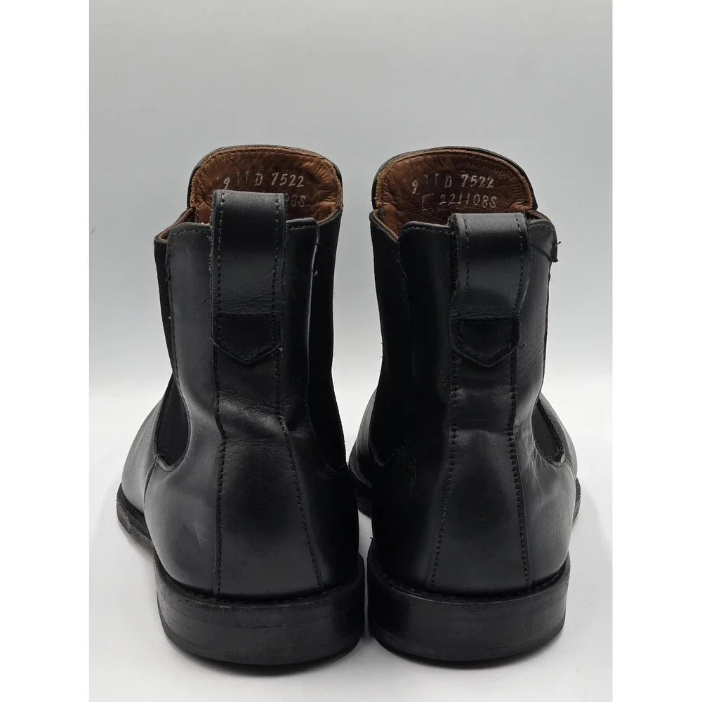 Allen Edmonds Liverpool Chelsea Boots Black Leather Men's 9.5 D USA 7522